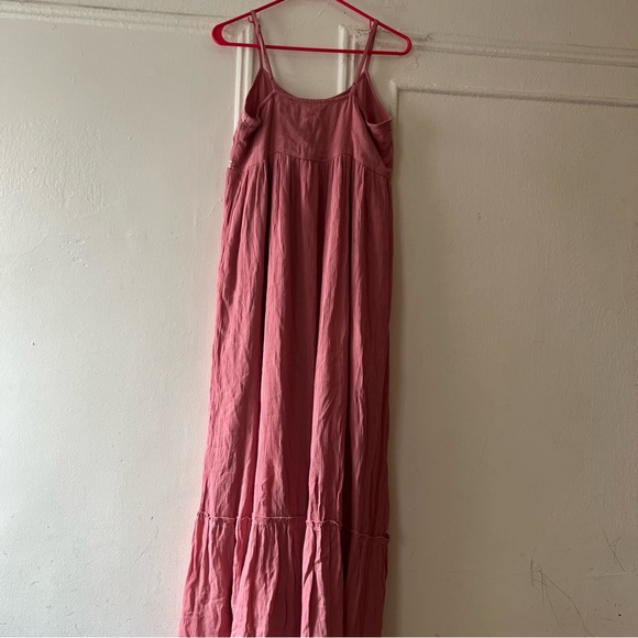 Sim & Sam pink Boho Maxi Rayon Dress Size Small - Picture 7 of 12
